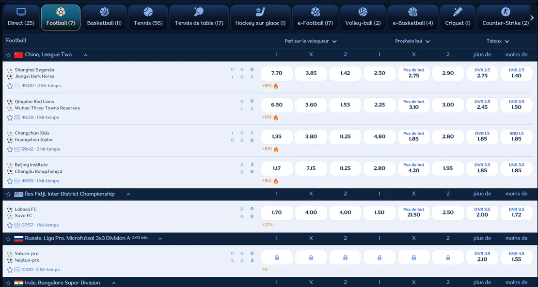 Millioner Casino paris en direct avec football, basketball, tennis et cotes sportives